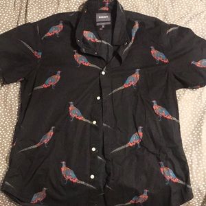 Men’s Button Up Bird Shirt